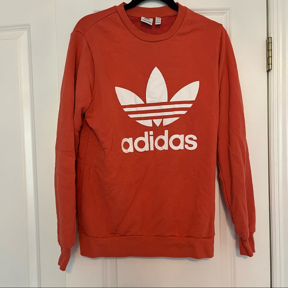 Adidas peach orange kids sweatshirt